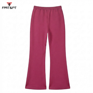 Pantalones Deportivos Casuales de Satén para Mujer, Estilo Jogger, Corte Acampanado, para Invierno, Precio Económico, ODM - Product Image 2