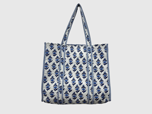 Sac fourre-tout en coton brodé floral bohème, ouvert en dessus, pour femme, toutes saisons - Product Image 2