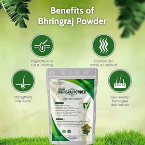 EARTH'S SOUL AYURVEDA Poudre d'herbes naturelles Bhringraj - Superaliment pour l'amélioration de l'anémie et le soutien de la beauté - Product Image 2