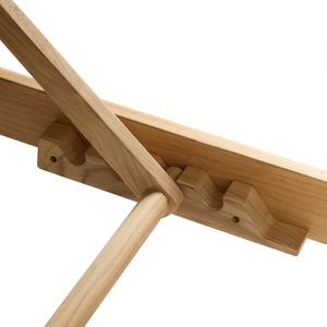 Tumbona de teca maciza para exteriores con ruedas y cojín – Cama de día ajustable para piscina, patio, hotel, resort, villa - Product Image 6