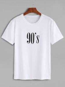 เสื้อยืดผู้หญิงสีขาวแขนสั้นแบบเรียบง่าย น้ำหนัก 180 กรัม ผ้าถักเนื้อนุ่ม ระบายอากาศได้ดี มีสินค้าพร้อมส่ง - Product Image 5