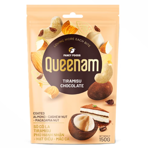 ช็อกโกแลตดรากีฮาลาลขายดี ราคาพิเศษ รับผลิตแบรนด์ส่วนตัว 150 กรัม ทีรามิสุเคลือบช็อกโกแลต อัลมอนด์ เม็ดมะม่วงหิมพานต์ แมคคาเดเมีย ขนมขบเคี้ยว - Product Image 1