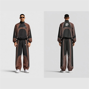 Conjunto Deportivo Urbano Premium para Hombre con Paneles Curvos – Ropa Deportiva de Moda para Correr - Product Image 6