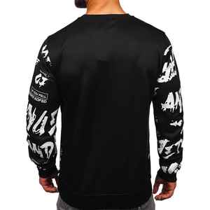 <b>Men's</b> Camouflage Crewneck Sweatshirt Regular Fit Long Sleeve <b>Pullover</b> Knitted 100% Polyester Casual Autumn Style - Product Image 4