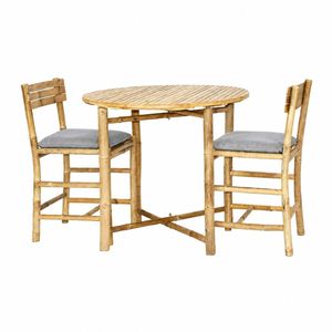 Ensemble de meubles de jardin en bambou naturel, fabrication artisanale, canapé, table et chaises d'extérieur, meubles durables du Vietnam - Product Image 4
