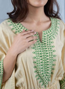 2026 Trendy Beautiful Dubai <b>Kaftan</b> for Women Modest Handmade Traditional Islamic Floor Length Polyester Anti-Wrinkle - Product Image 2