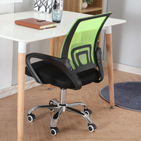 Chaise de bureau moderne en maille, pivotante, réglable en hauteur, chaise de direction pour ordinateur avec base chromée pour le bureau et la maison