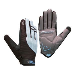 Guantes de Ciclismo Negros de Dedo Completo, Transpirables, Antideslizantes, con Gel en la Palma, para Ciclismo y Deportes al Aire Libre - Product Image 2