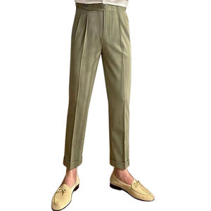 Pantalon de costume à carreaux pour homme de haute qualité, style décontracté coréen, coupe Gurkha, vente en gros - Product Image 1