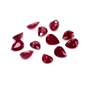 Perles de rubis naturels africains non traités, calibrées 3x5mm, pierres précieuses de rubis naturelles facettées pour la fabrication de bijoux, prêtes à l'emploi - Product Image 4