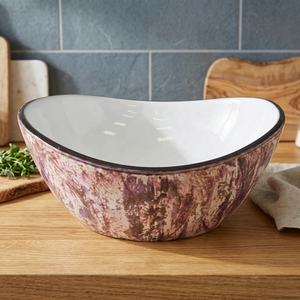 Vasque de salle de bain en céramique bicolore, design moderne en bois Vistaar, pour la décoration intérieure - Product Image 6