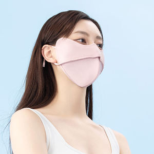 Masque facial de protection solaire en soie glacée respirant et anti-UV, tendance et personnalisé, pour le cyclisme et les sports de plein air - Product Image 2