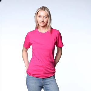 Round Neck Women's T-Shirt for Girls Comfortable Soft made of cotton spandex fabric - Product Image 4
