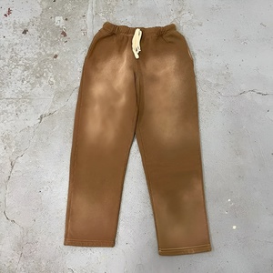 Wholesale Men Heavyweight Acid Wash Sweatpants Sun Faded Rhinestone <b>Oversized</b> <b>Jogger</b> Pants Streetwear Premium Quality - Product Image 5