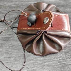 Pochette à dés rectangulaire personnalisable en cuir PU avec cordon de serrage réglable, tapis de jeu et sac de rangement polyvalent, porte-monnaie - Product Image 2