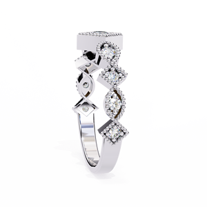 Bague solitaire en or 10k 14k 18k pour femme, sertie de diamants ronds, certifiée IGI, idéale pour fiançailles, anniversaire ou mariage – Meilleure vente - Product Image 5