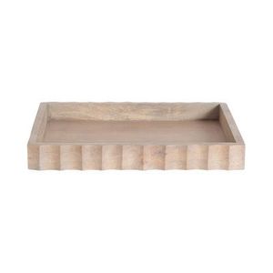 Plateau de service décoratif en pierre de travertin de haute qualité pour hôtels de luxe, restaurants et intérieurs résidentiels - Product Image 2