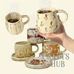 Taza de Café de Cerámica de 301-400 ml, Diseño Clásico, Apta para Lavavajillas y Microondas, para Uso Doméstico - Product Image 3