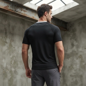 Camiseta de Compresión de Manga Corta Personalizada para Hombre, para Entrenamiento de MMA - Product Image 3
