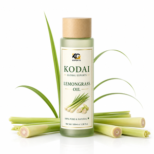 Aceite Esencial de Limoncillo de Tamil Nadu 100% Puro y Natural de Primera Calidad, Destilado al Vapor, para Aromaterapia y Cuidado Facial, Kodai Global Export - Product Image 1
