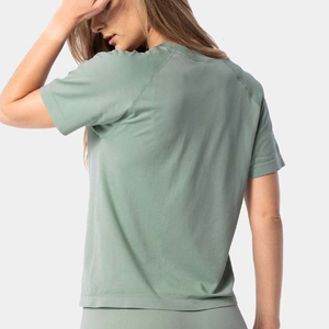 T-shirts longs oversize pour femmes, séchage rapide, 100% coton, t-shirts à manches longues oversize pour femmes, t-shirts oversize pour femmes pour l'été - Product Image 2