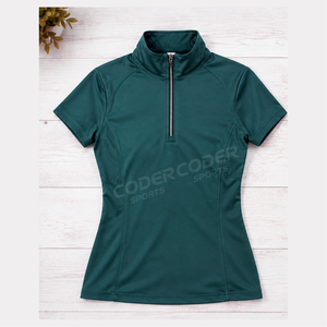 Servicios OEM, Camisetas Ecuestres Personalizadas de Alta Calidad para Mujer, Fabricadas en Fábrica, Camisetas Base Ecuestres para Montar a Caballo - Product Image 1