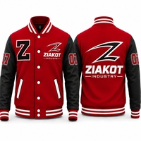Veste Bomber Varsity Letterman Bicolore Violet Or-Blanc Personnalisée à Boutons Intégraux, Vente en Gros Directe de l'Industrie Ziakot