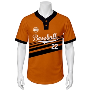 Wida Sports Camisetas de Béisbol Personalizadas con Nombre de Equipo Impreso en la Parte Delantera, Secado Rápido, Transpirables, Antibacterianas, 100% Poliéster, Ropa Deportiva Premium - Product Image 2