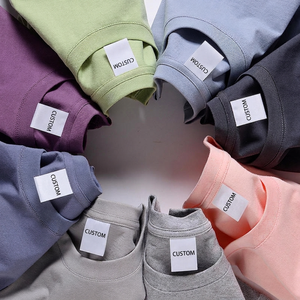 Camiseta Personalizable de Manga Corta con Cuello Redondo, 100% Algodón, para Hombre, Color Sólido, Corte Regular, Tejido de Punto Liso - Product Image 1