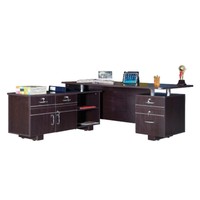 Bureau d'ordinateur de qualité supérieure conçu pour une utilisation sur ordinateur dans un environnement de bureau adapté à un espace de bureau limité