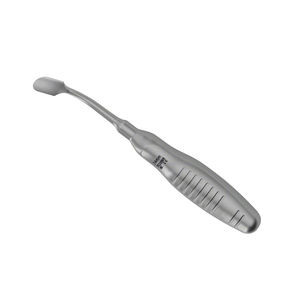 Raspatoire en acier de qualité supérieure, courbée, 200 mm (7,78 po), pointe ergonomique, poignée de haute qualité, élévateur chirurgical médical CE par Grip Surgical - Product Image 5