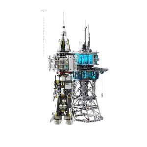 Tuomu T4014 Space Base Building <b>Blocks</b> 629mm High Educational Toy for Boys Age 8 13 Years - Product Image 1