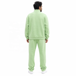 Conjunto de Sudadera con Capucha Personalizada y Pantalón Jogger de Algodón Pesado Premium, Sudadera Oversize con Interior de Forro Polar Suave, Proveedor Mayorista - Product Image 3