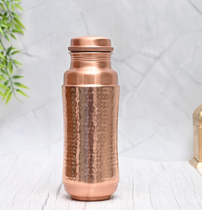 Bouteille d'eau en cuivre fantaisie, tailles personnalisées, stimulant de l'immunité, anti-fuite, 650ml/950ml, écologique, compatible lave-vaisselle - Product Image 2