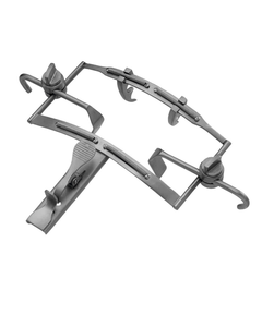 Écarteur buccal Dingman avec lames, instrument chirurgical dentaire en acier inoxydable de qualité allemande - Product Image 4
