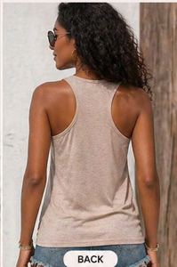 Conjunto de Verano Informal y Moderno para Mujer, Camiseta sin Mangas 100% Algodón, Transpirable, Ecológica, de Secado Rápido, Jersey de Alta Calidad - Product Image 3