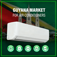 Climatiseur monosplit à fréquence fixe 18000 BTU R410a 220V 60Hz, refroidissement seul, pour entrepreneurs et projets en gros
