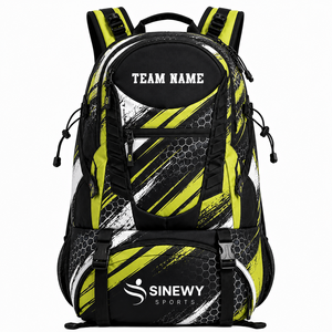 Sac à dos de lutte SINEWY SPORTS en nylon camouflage 20-36L avec fermeture éclair, bandoulière légère, résistant à l'eau, unisexe - Product Image 3