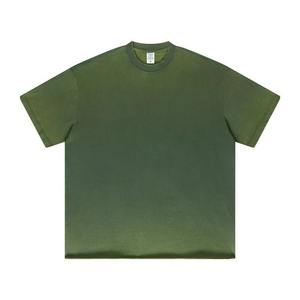 Camiseta Oversize para Hombre, Algodón Grueso, Cuello Redondo, Manga Corta, Estilo Urbano, Corte Holgado, Informal, Disponible en Varias Tallas - Product Image 1