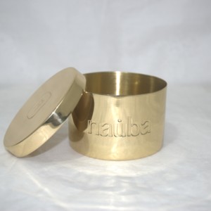 Luxury Customized Copper & Brass Round Handmade Candle Holder & 4oz Metal <b>Jar</b> with Custom Logo for Home Christmas <b>Decor</b> - Product Image 6