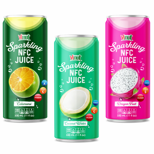 OEM/ODM et échantillon gratuit 330ml de boisson pétillante à base de jus d'aloe vera-Usine vietnamienne, boisson gazeuse, marque privée, vente en gros - Product Image 1