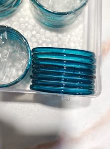 Bracelets classiques modernes en verre gelée plaqué argent, écologiques, tendance, empilables, élégants pour femmes - Product Image 5