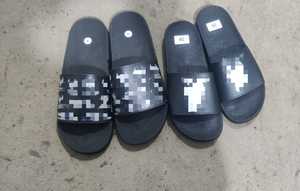 Pantuflas de PVC para el Hogar, Parte Superior de Ante Sintético, Antideslizantes, Transpirables, Ligeras, para Todas las Temporadas - Product Image 1