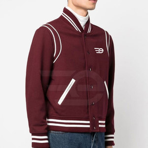 Men <b>Letterman</b> <b>Jacket</b> Classic Casual Street Fashion Athletic Inspired Everyday Style Durable Fabric Men <b>Letterman</b> <b>Jacket</b> - Product Image 2