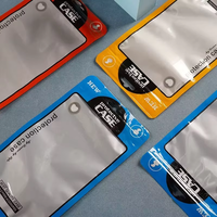 En stock, étui de téléphone portable avec logo personnalisé, emballage en sac zippé/accessoires pour téléphone, sac zippé en plastique