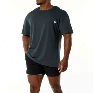 Camiseta de Compresión de Secado Rápido para Hombre, Poliéster y Elastano, Camiseta Deportiva de Manga Corta para Entrenamiento - Product Image 4