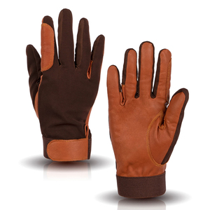 Custom Leather Horse Riding Gloves Premium Equestrian Grip Gloves Men Women Breathable Competition Training - Product Image 6