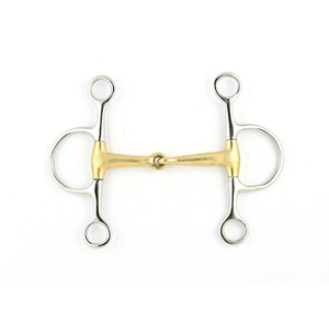 LAFSON SURGICAL IND LSI-0319 Bocado de acero inoxidable liso con doble articulación para caballos y cabras de gran tamaño, duradero - Product Image 3