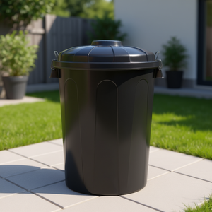 Cubo de Basura Negro Elegante de 70L - Product Image 2