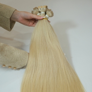 Faisceaux de cheveux bruts ruban dans l'extension de cheveux de l'usine vietnamienne droite avec vente en gros prix meilleure qualité 100g faisceau - Product Image 2